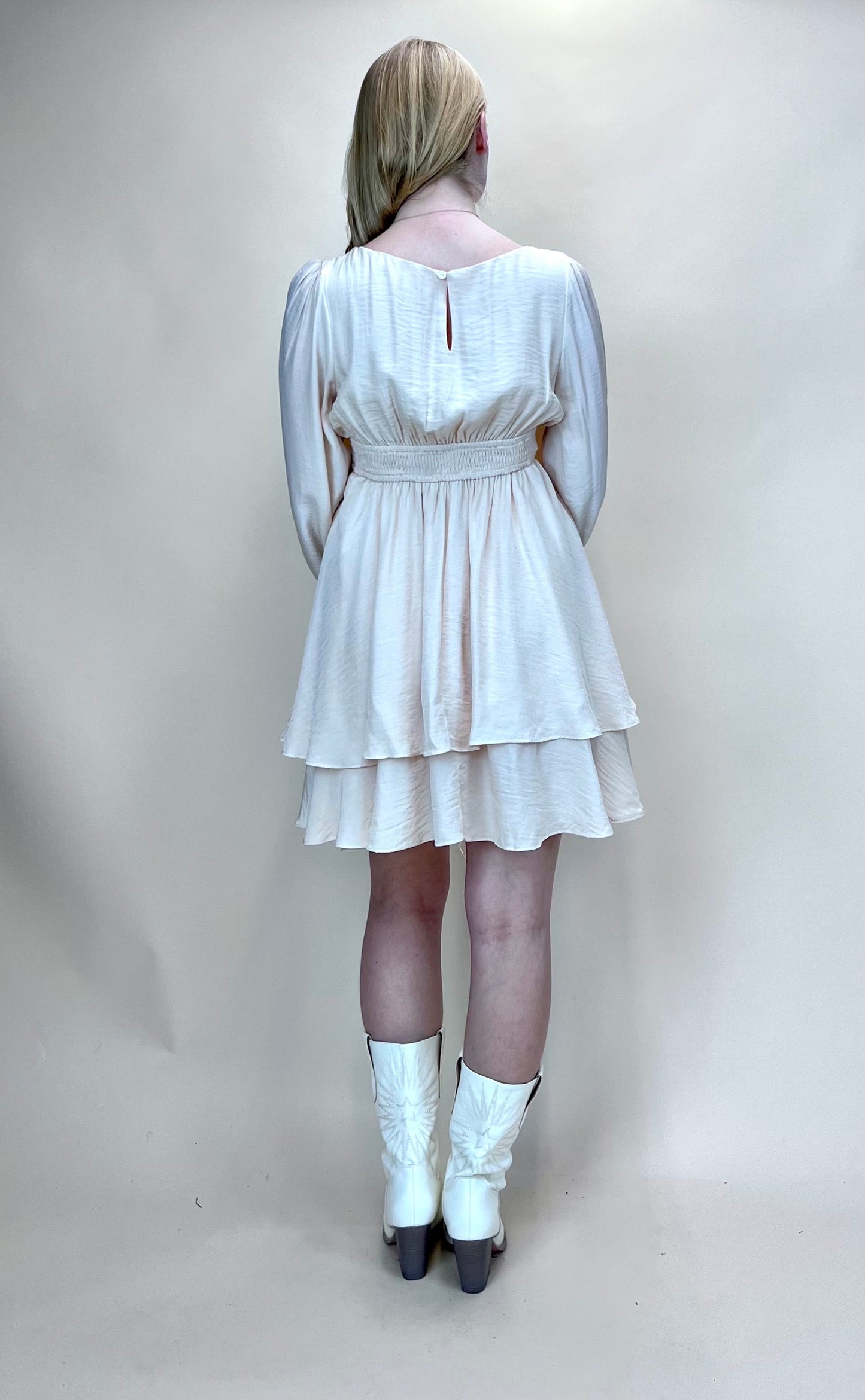 Tiered Mini Dress