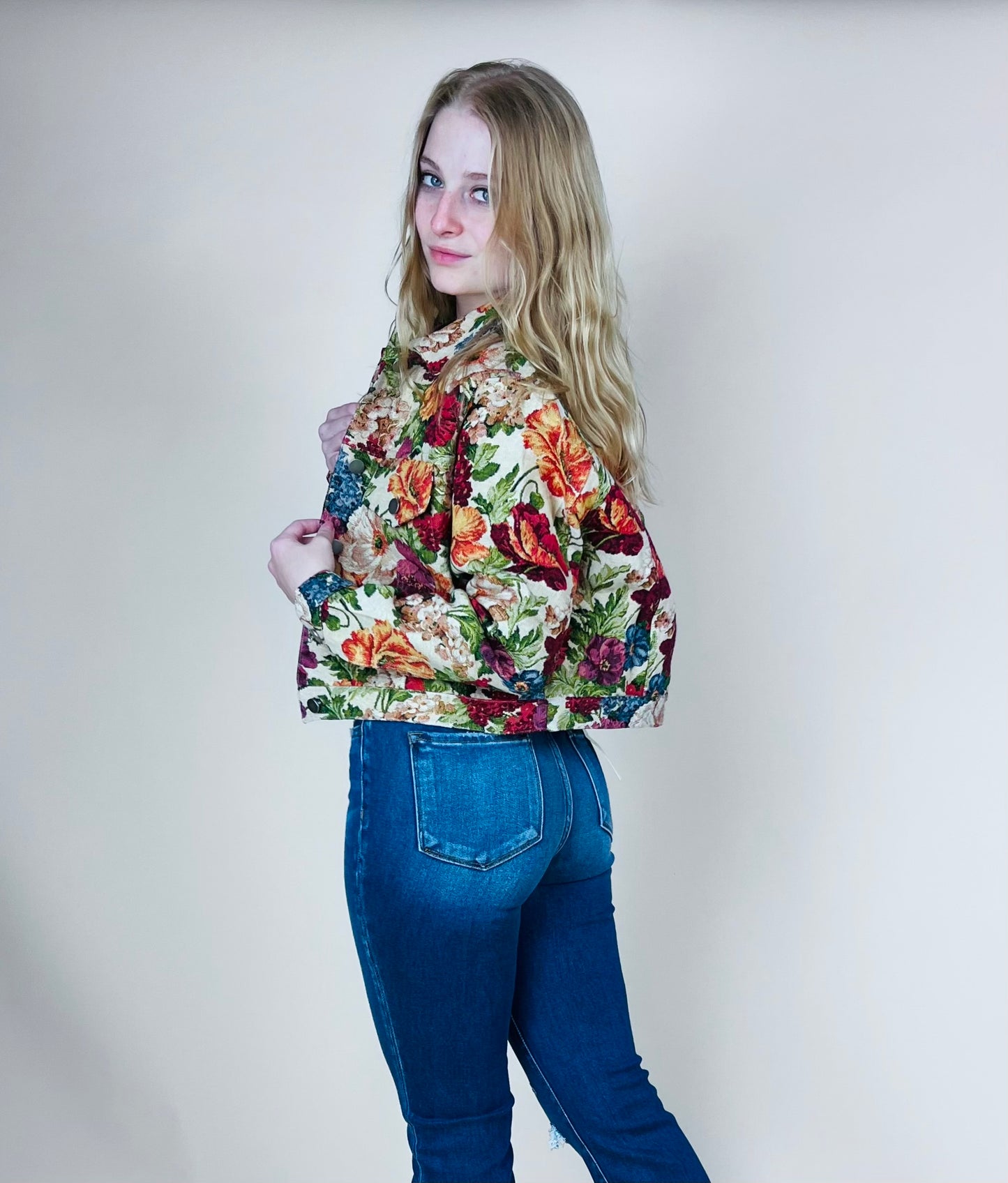 Floral Print Jacket