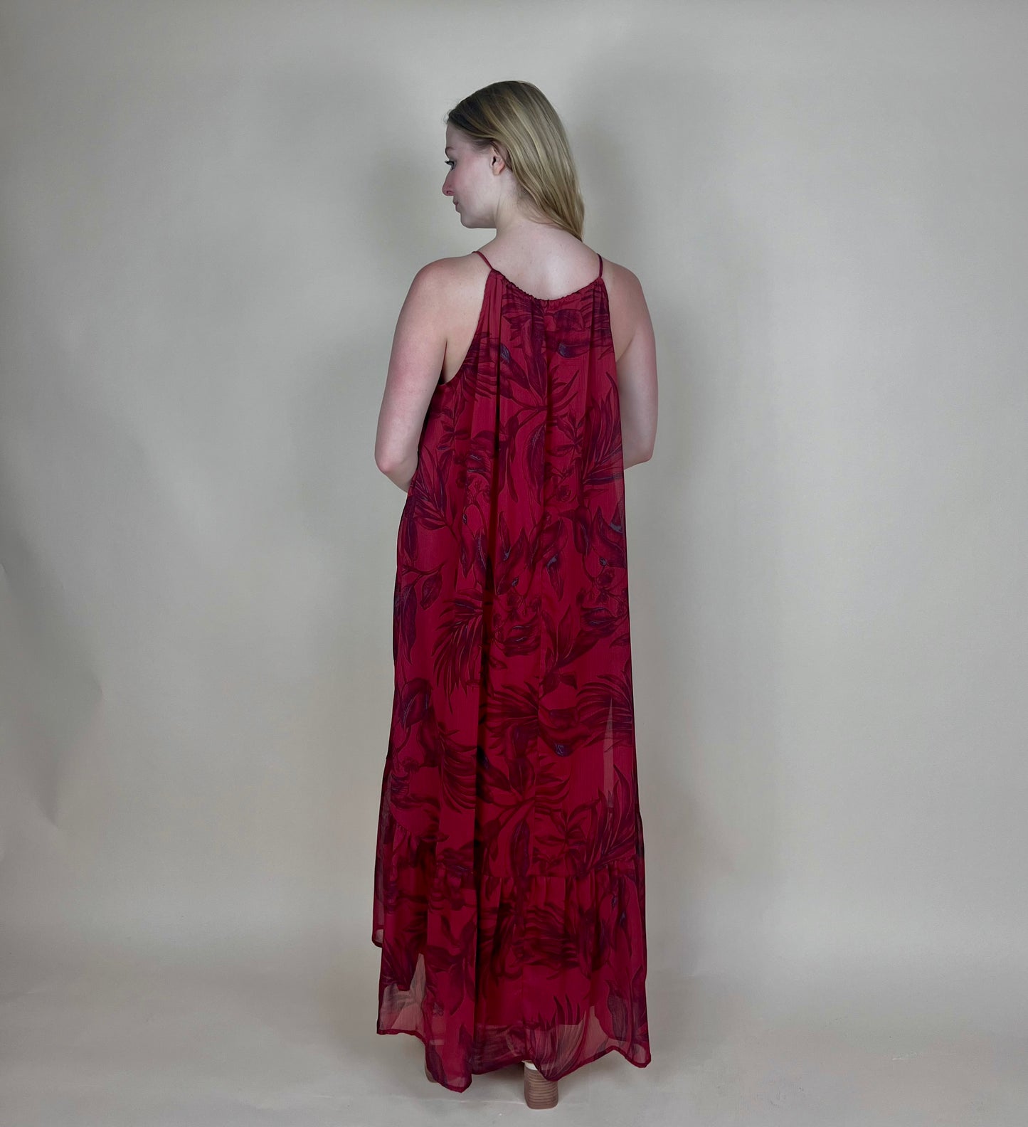 Floral Halter Dress