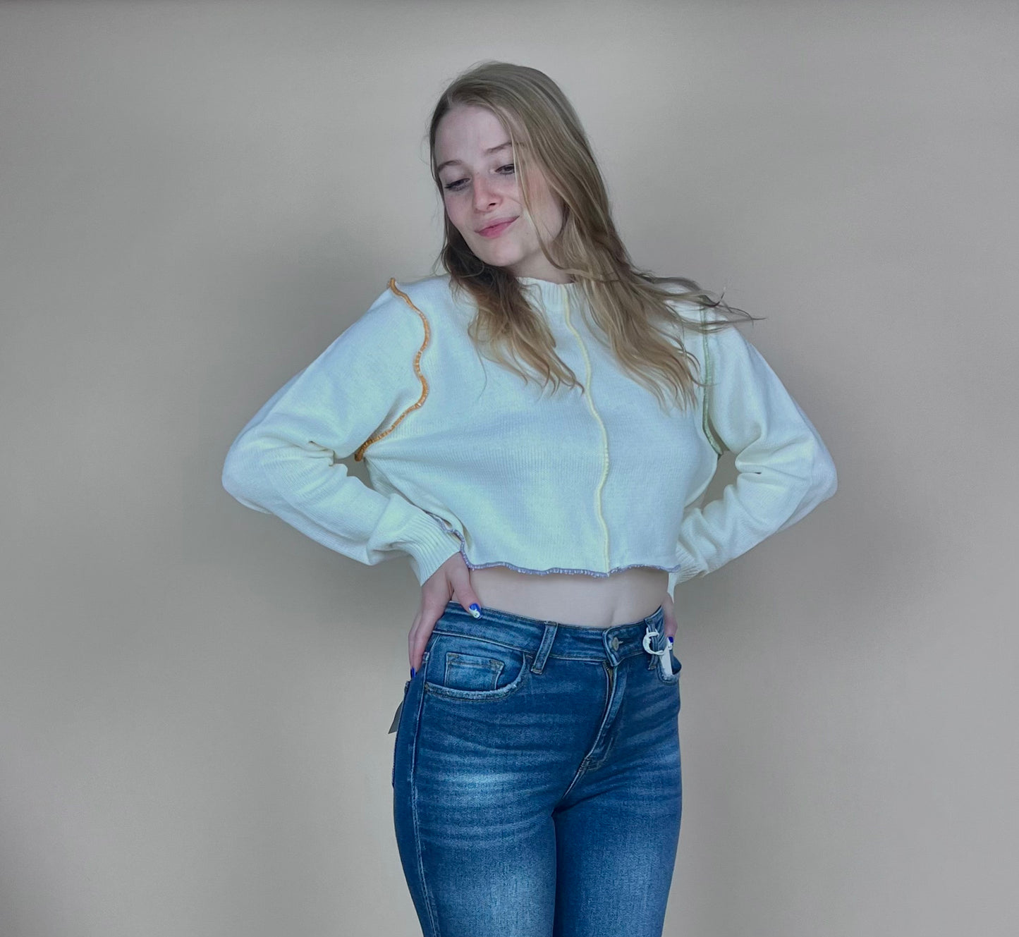 Harper Cropped Sweater