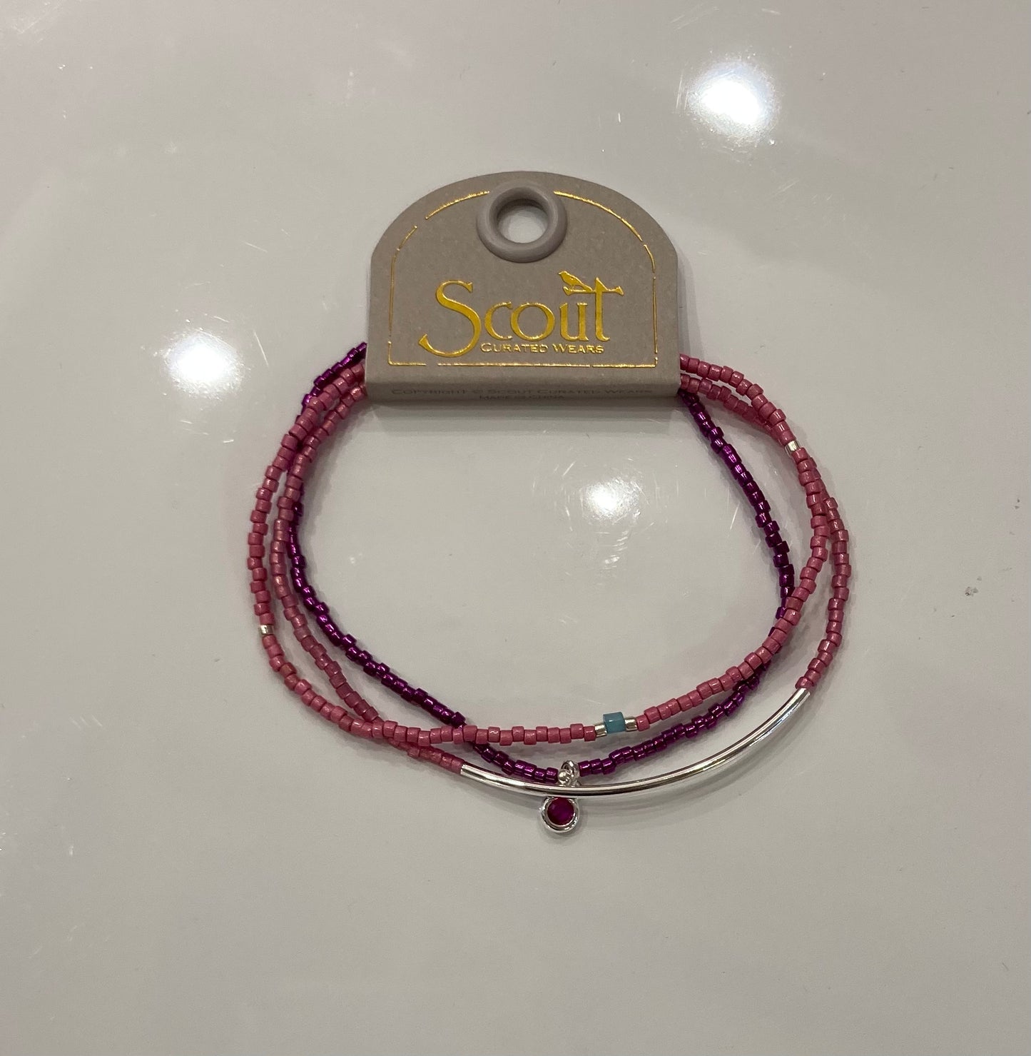 Tonal Miyuki Charm Bracelet