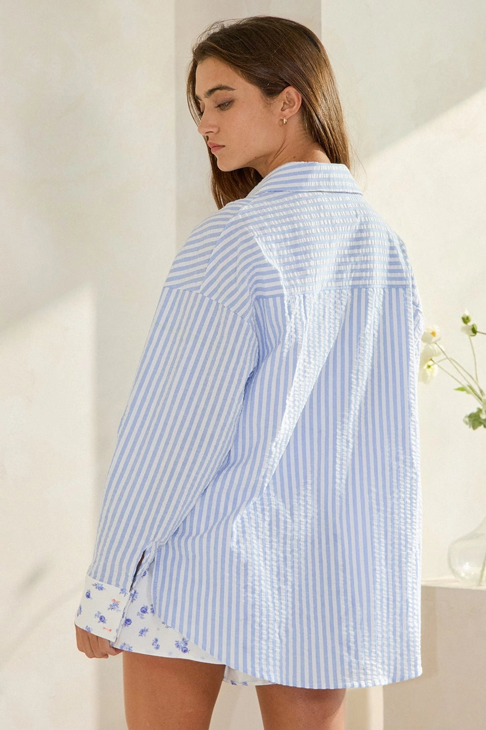 Contrast Detail Shirt