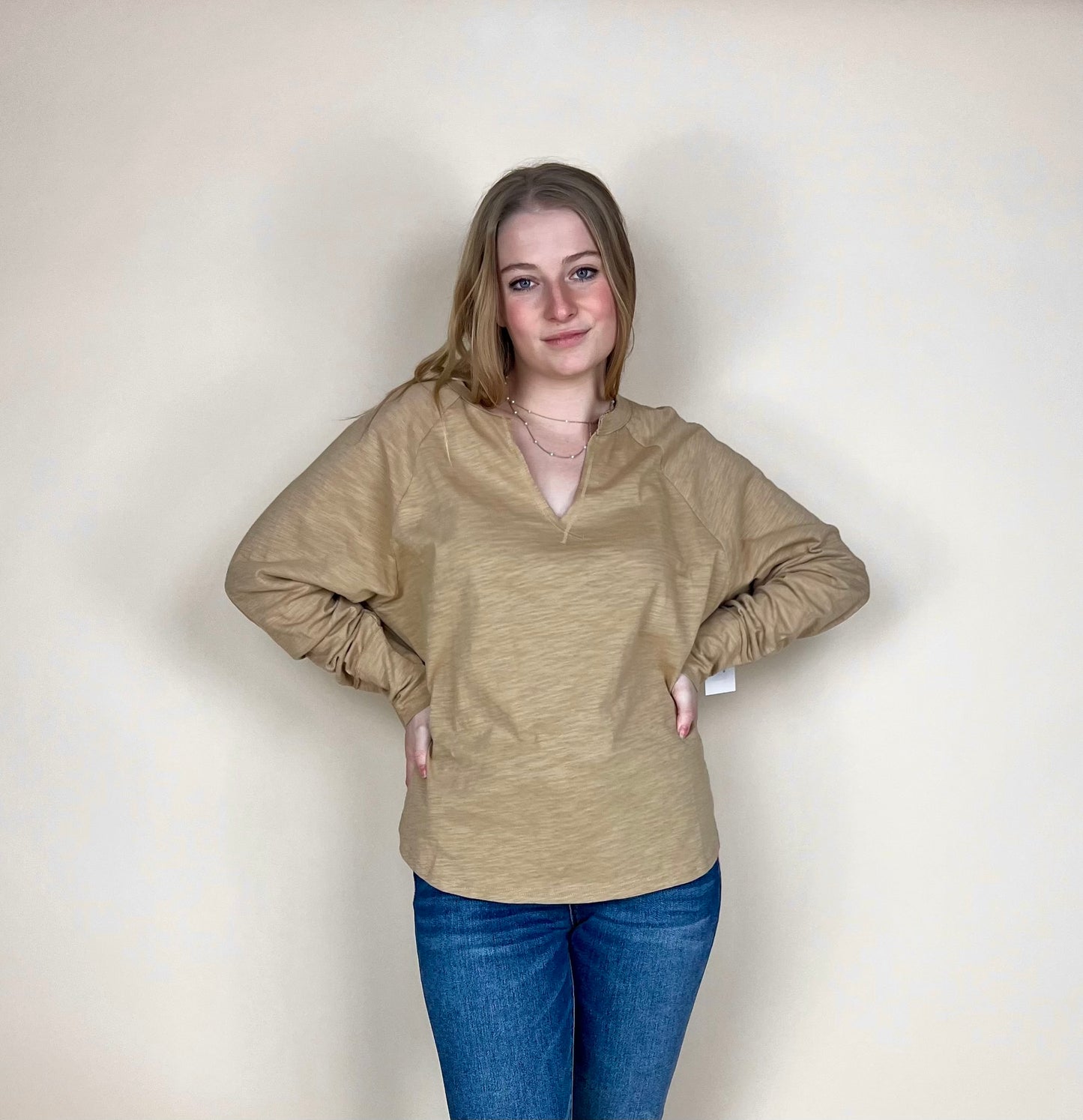 Camel Crew Neck