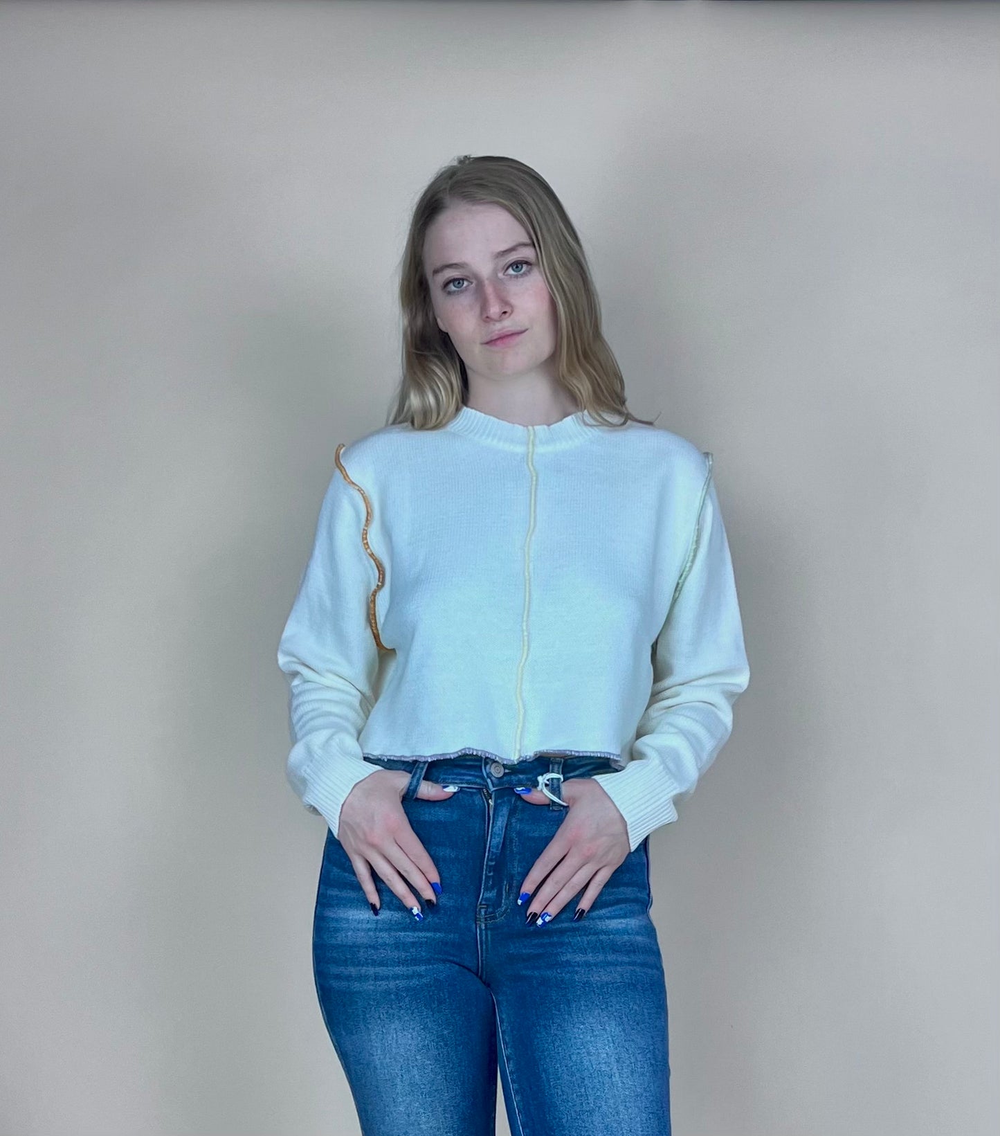 Harper Cropped Sweater