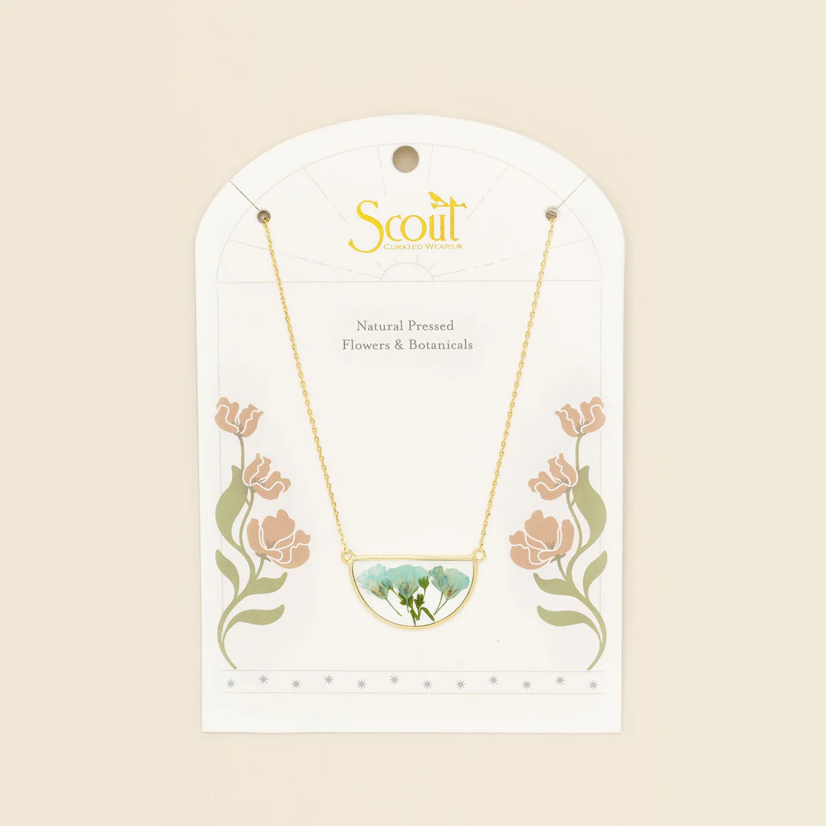Pressed Flower Necklace