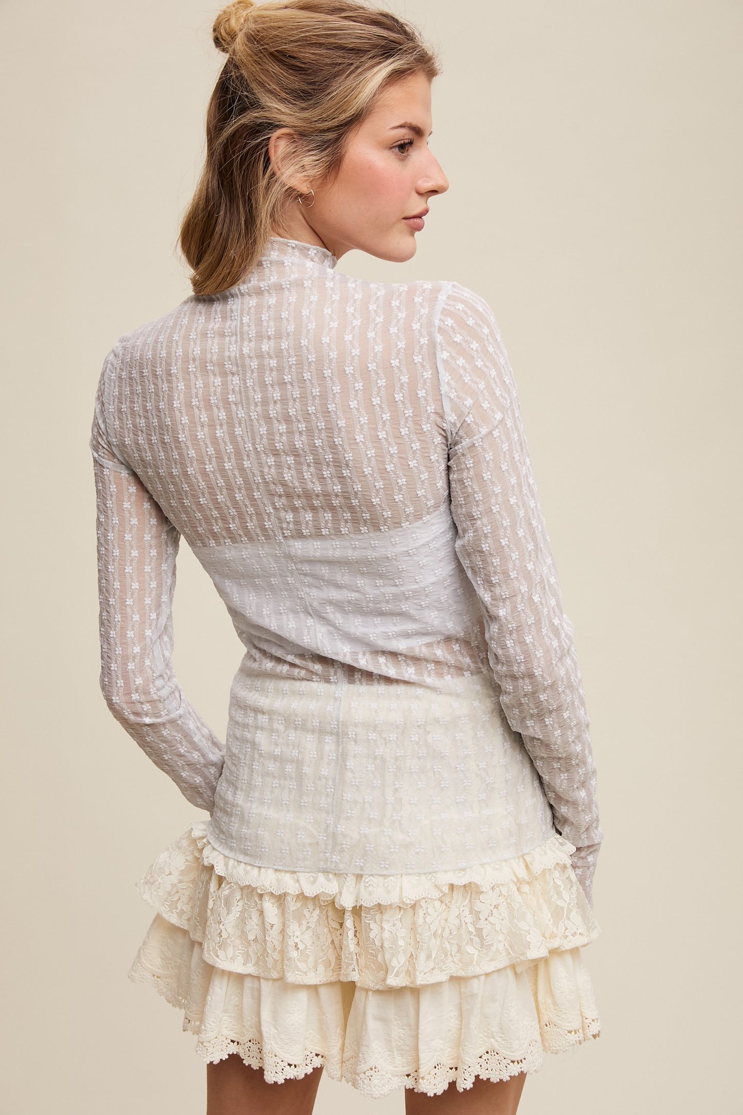 Viola Lace Mesh Top