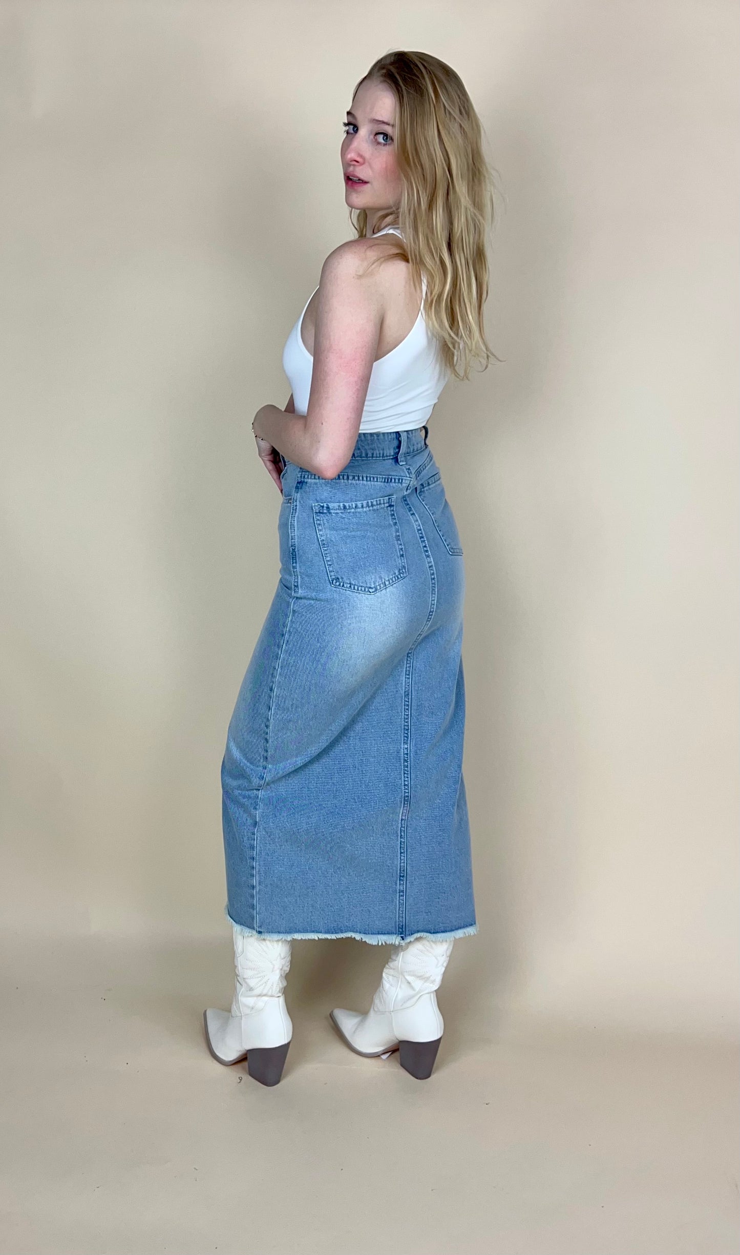 Adaline Denim Skirt