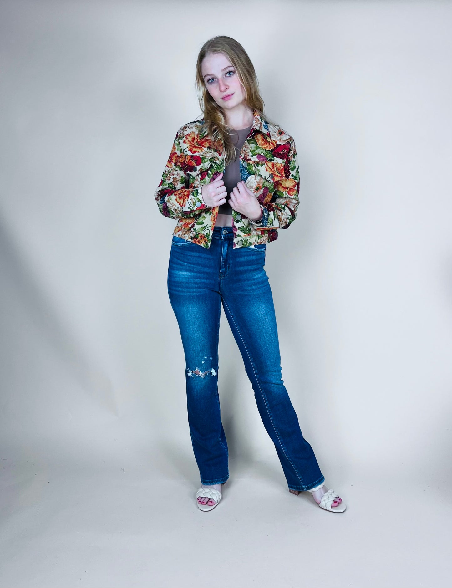 Floral Print Jacket