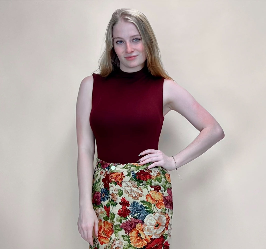 Mock Neck Bodysuit