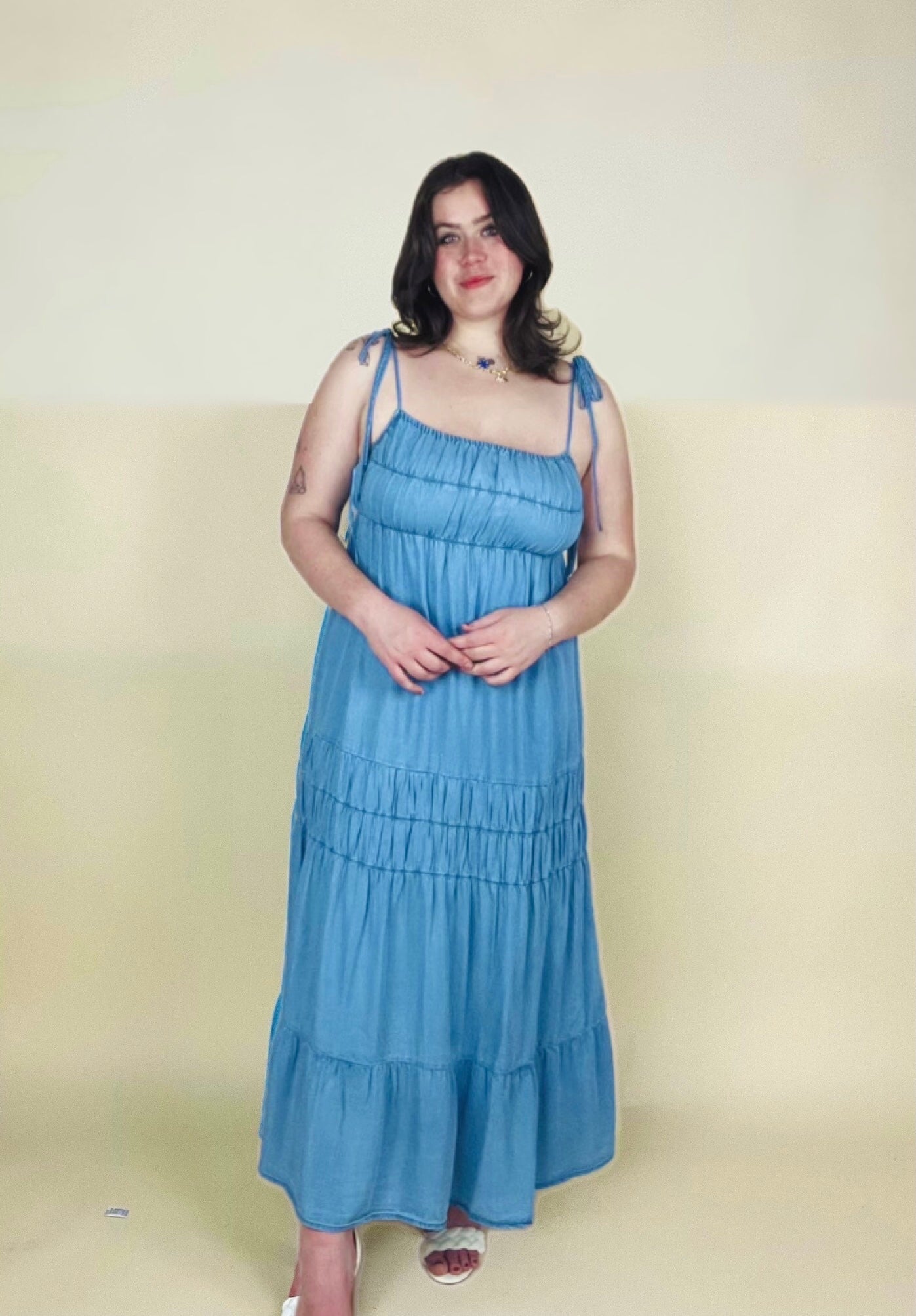 Chambray Sun Dress