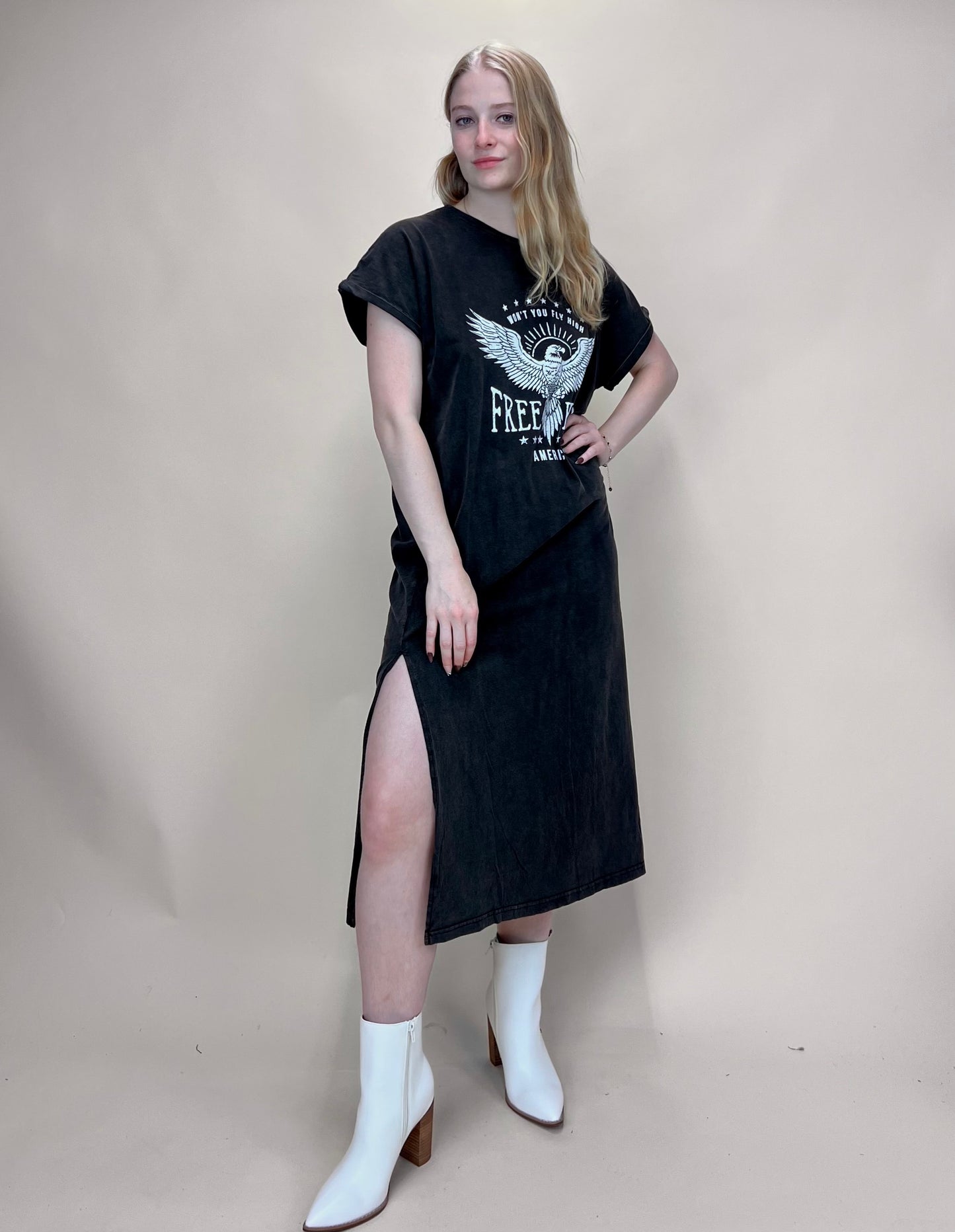 Freebird Maxi Shirt Dress