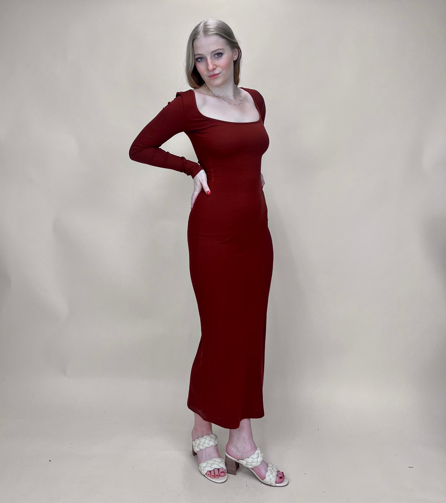 Sable Knit Maxi Dress