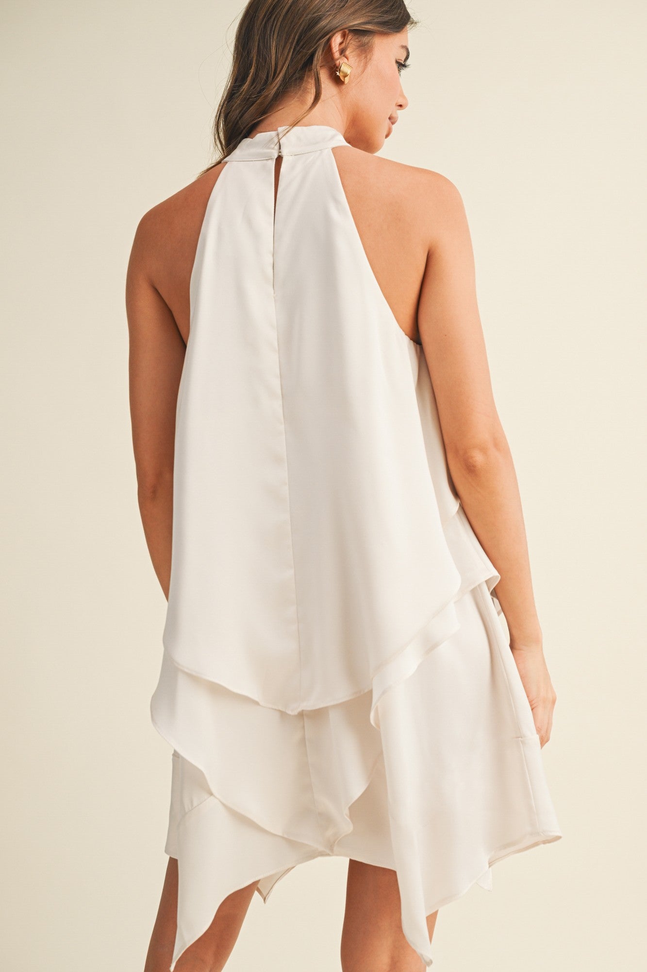 Layered Halter Dress