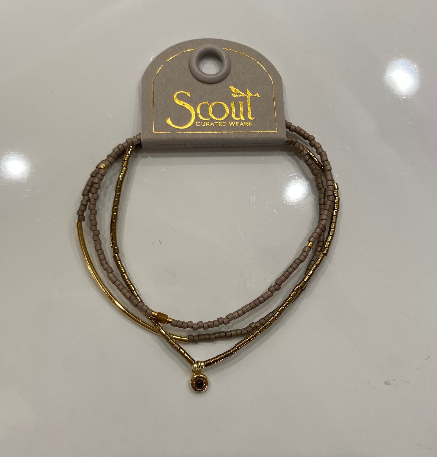 Tonal Miyuki Charm Bracelet