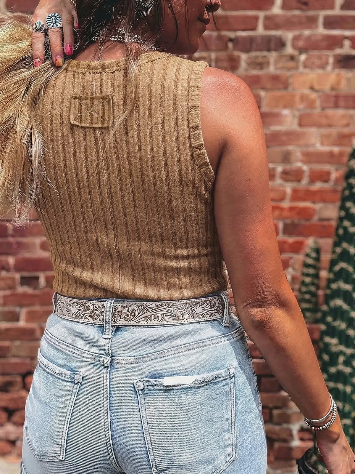 Bonbon Ribbed Tank