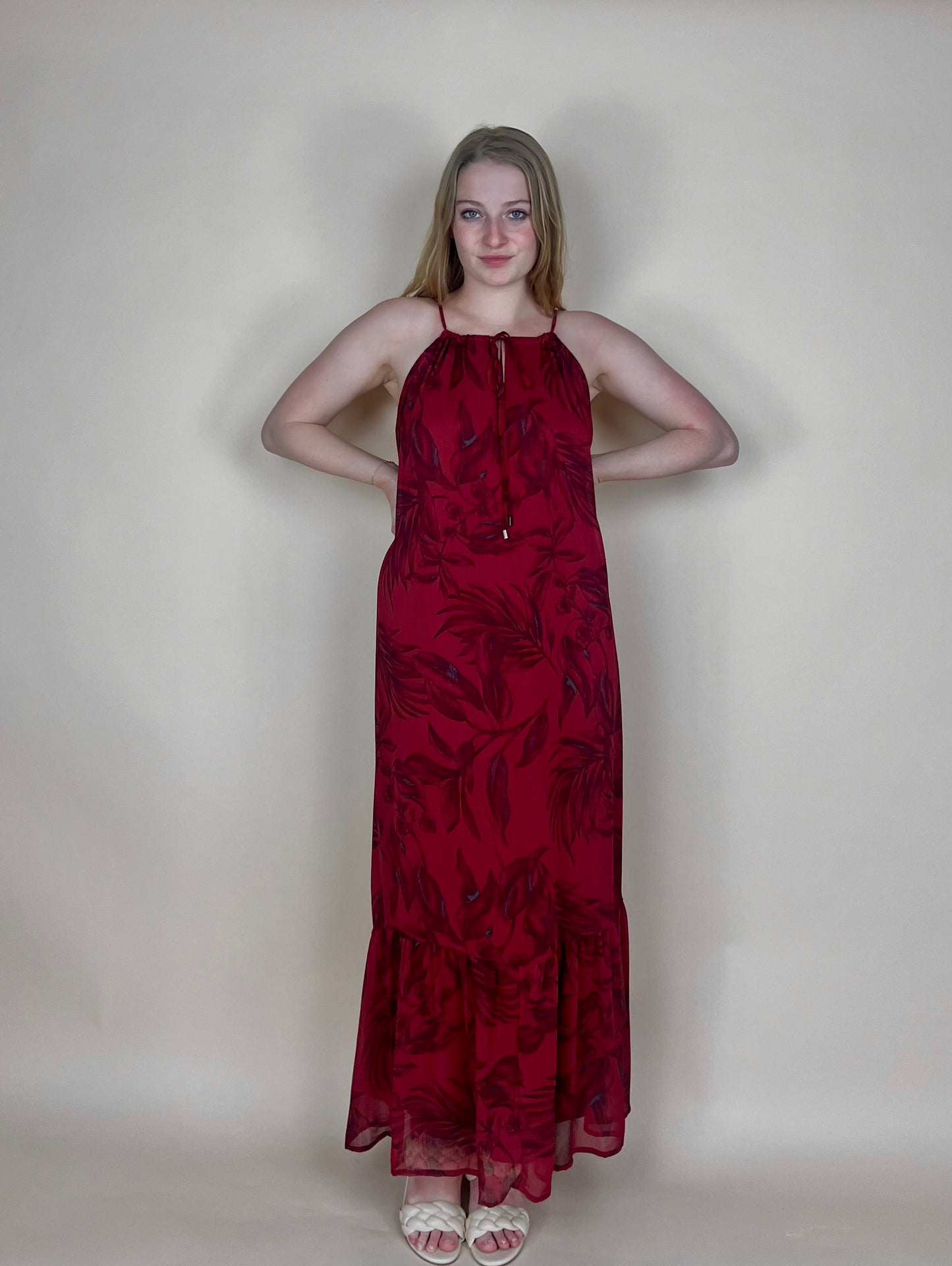 Floral Halter Dress