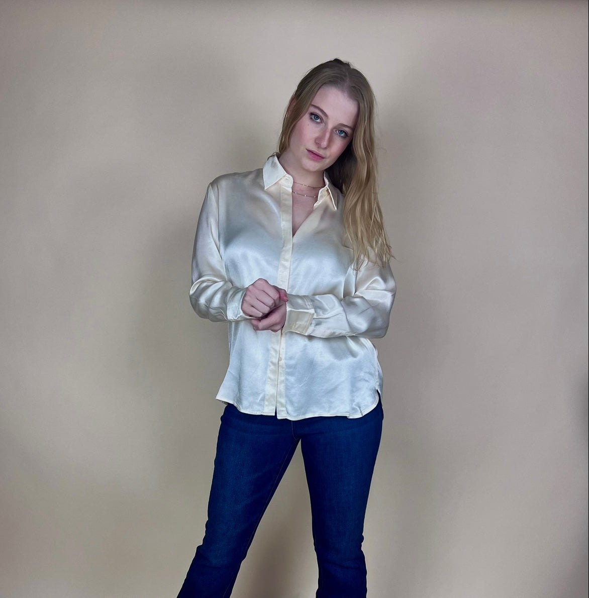 Chyna Satin Blouse