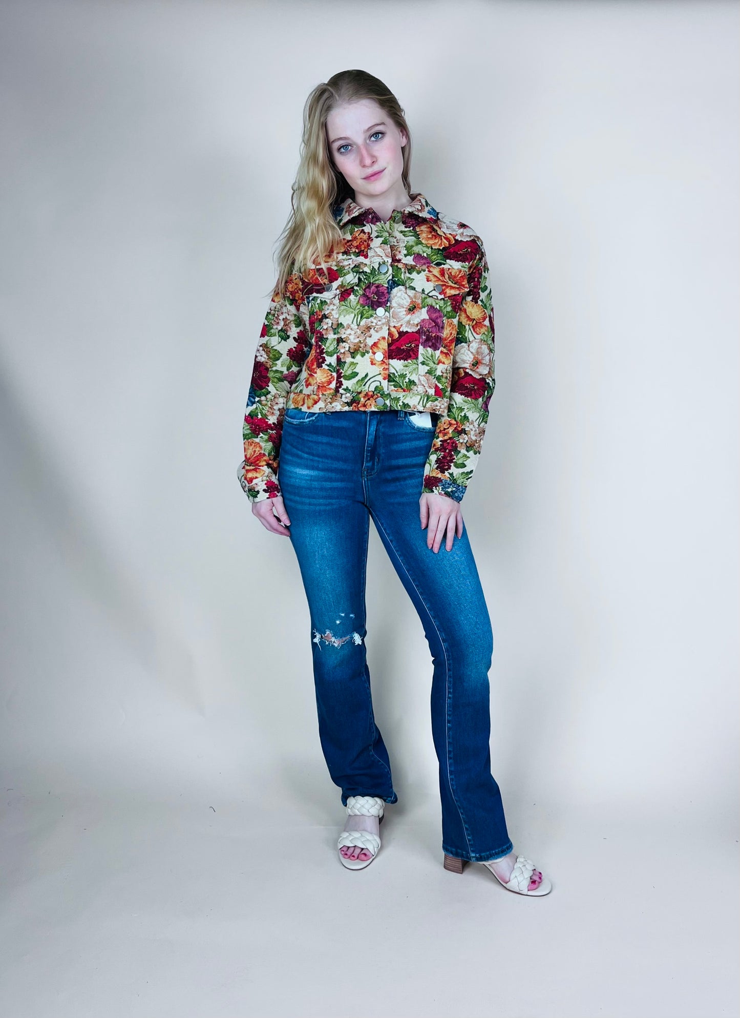 Floral Print Jacket