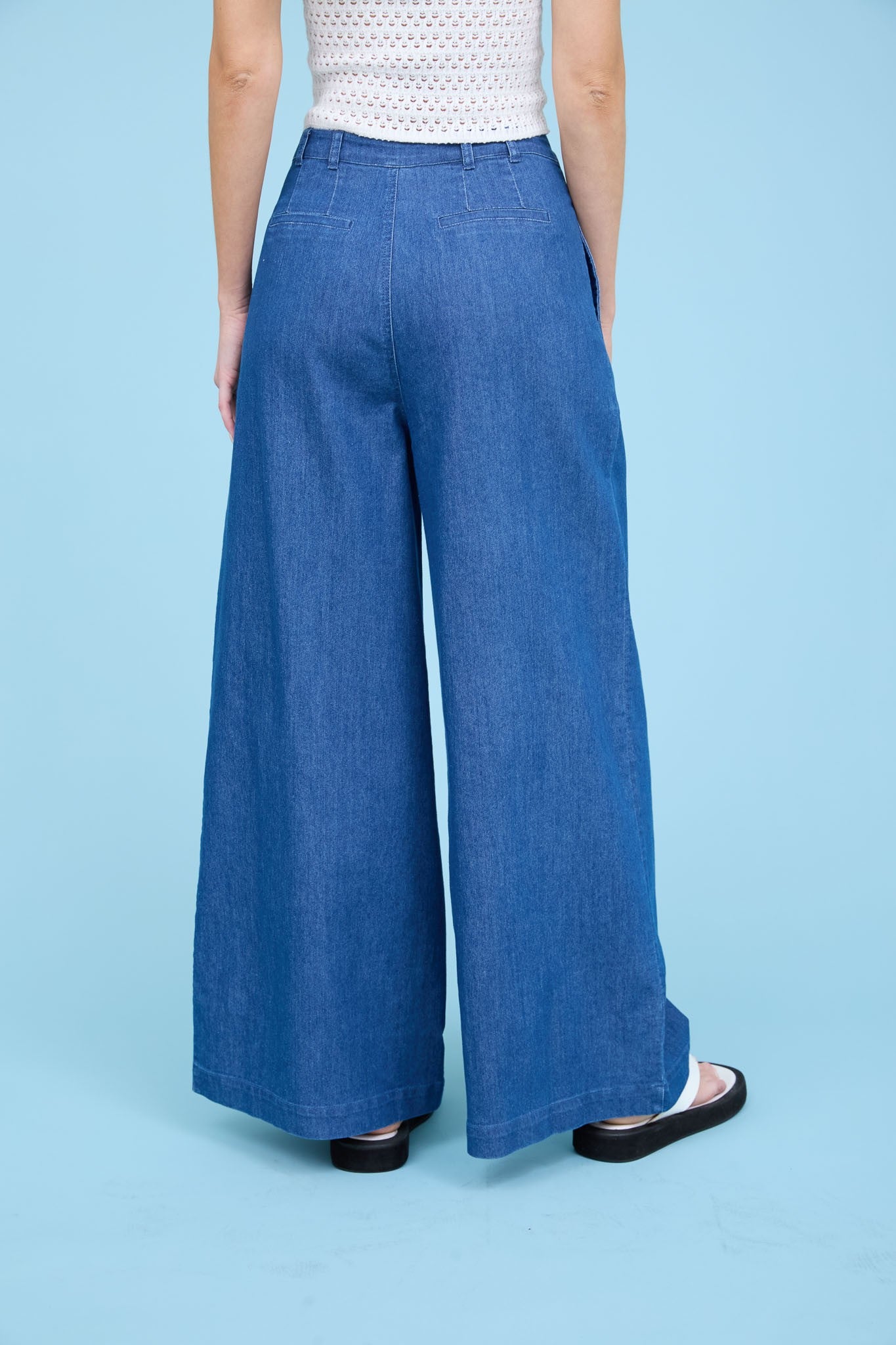 Chambray Pants