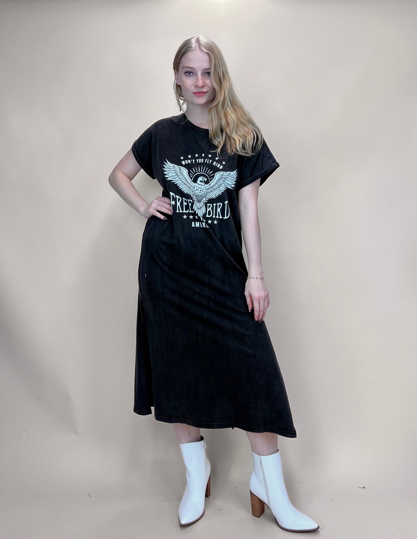 Freebird Maxi Shirt Dress