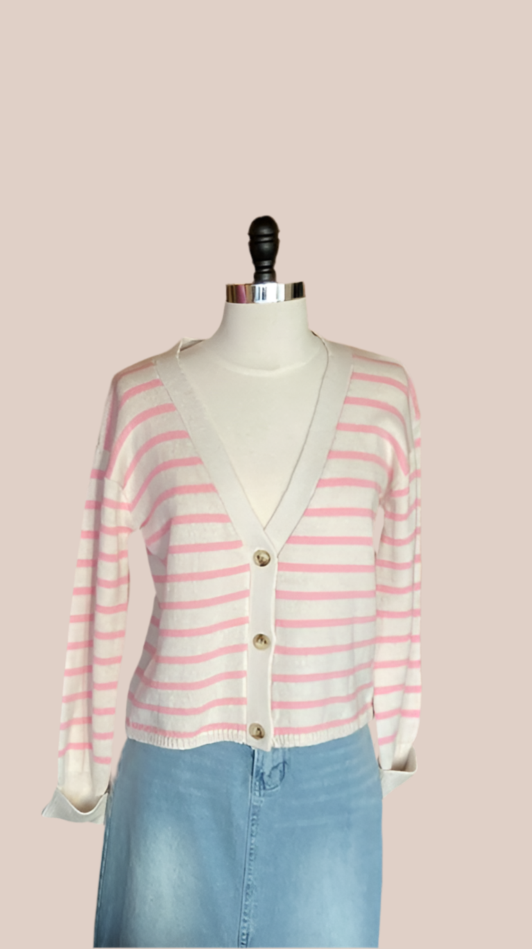 Striped Cardigan