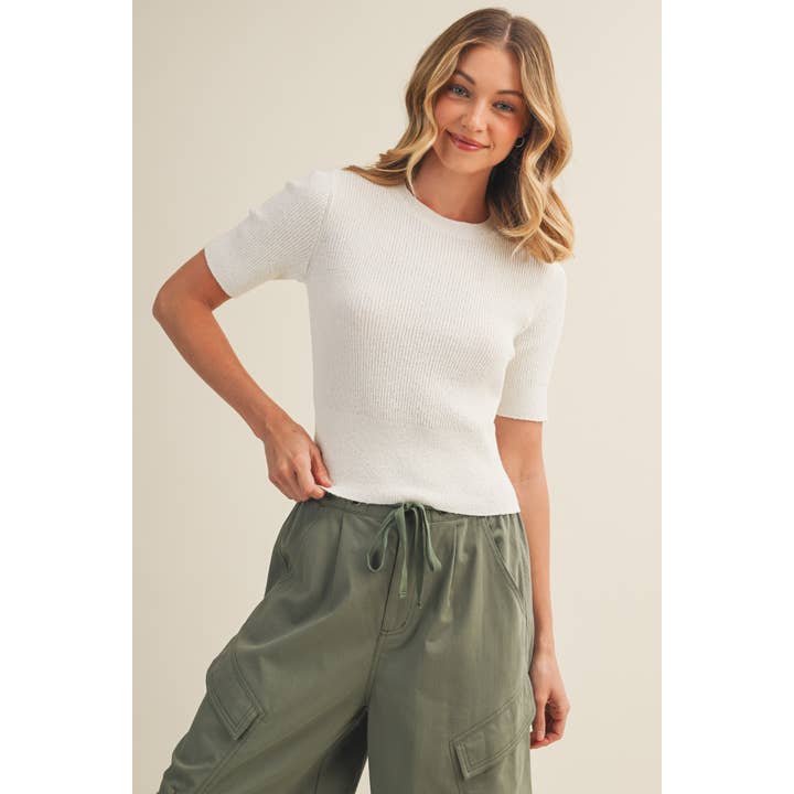 Rib Knit Pullover
