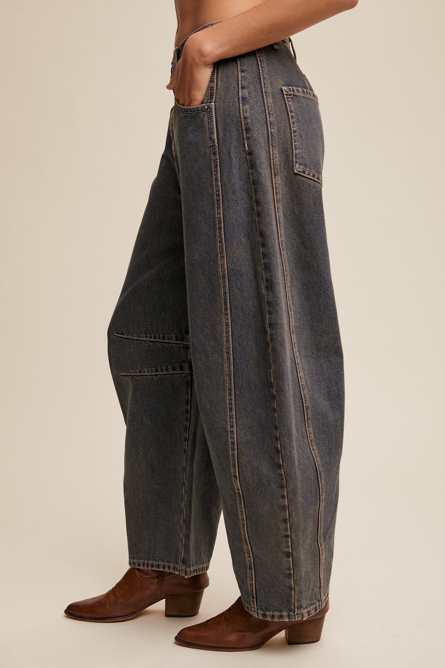 Barrel Leg Jeans