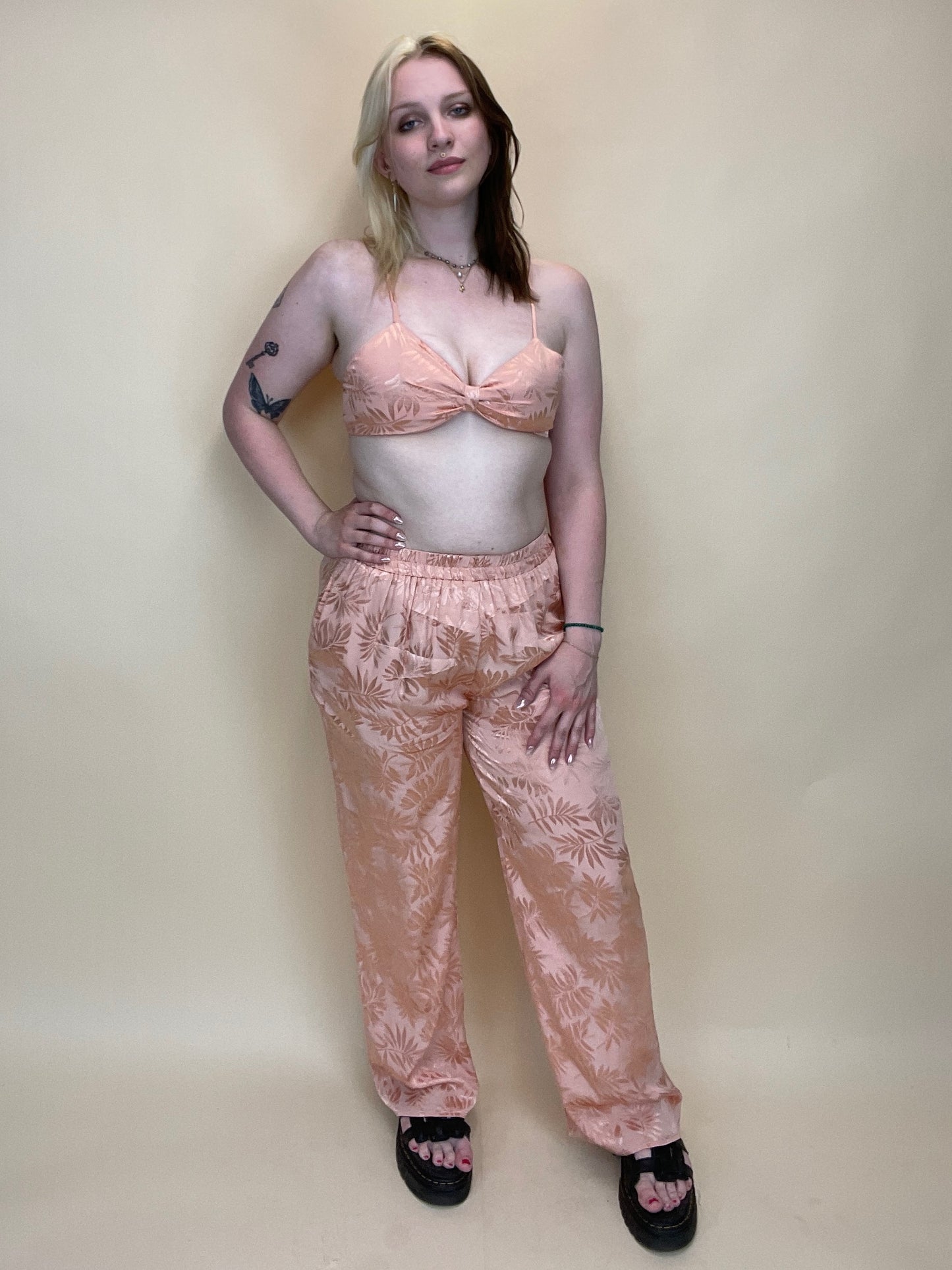 Leaf Printed Pants