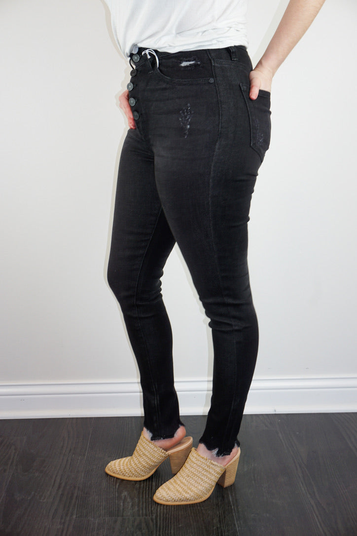 Dark Gray Skinny Jean