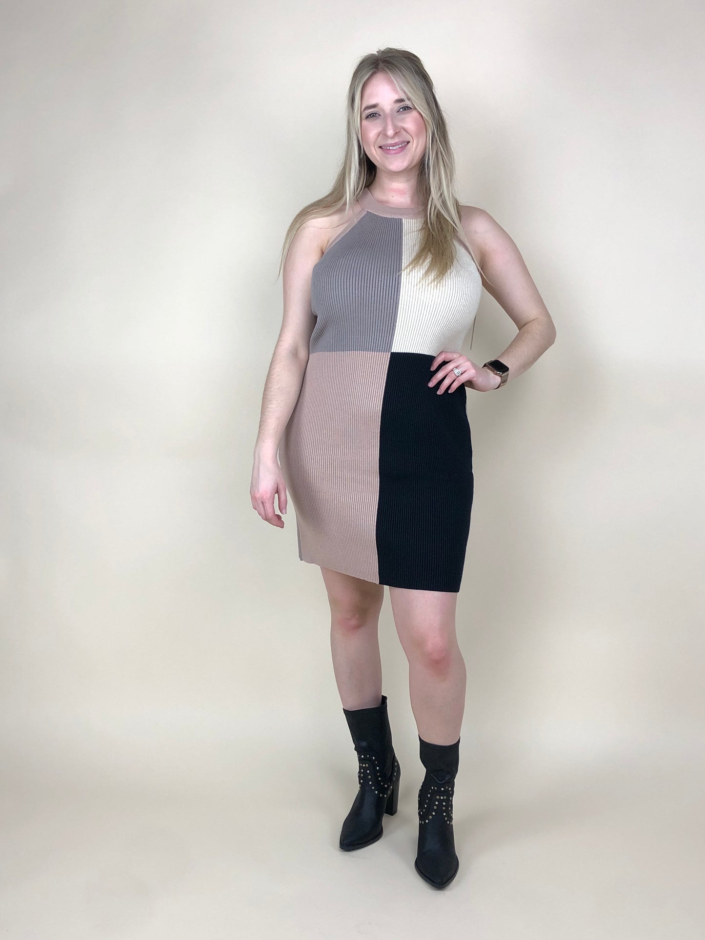 Retro Knit Dress
