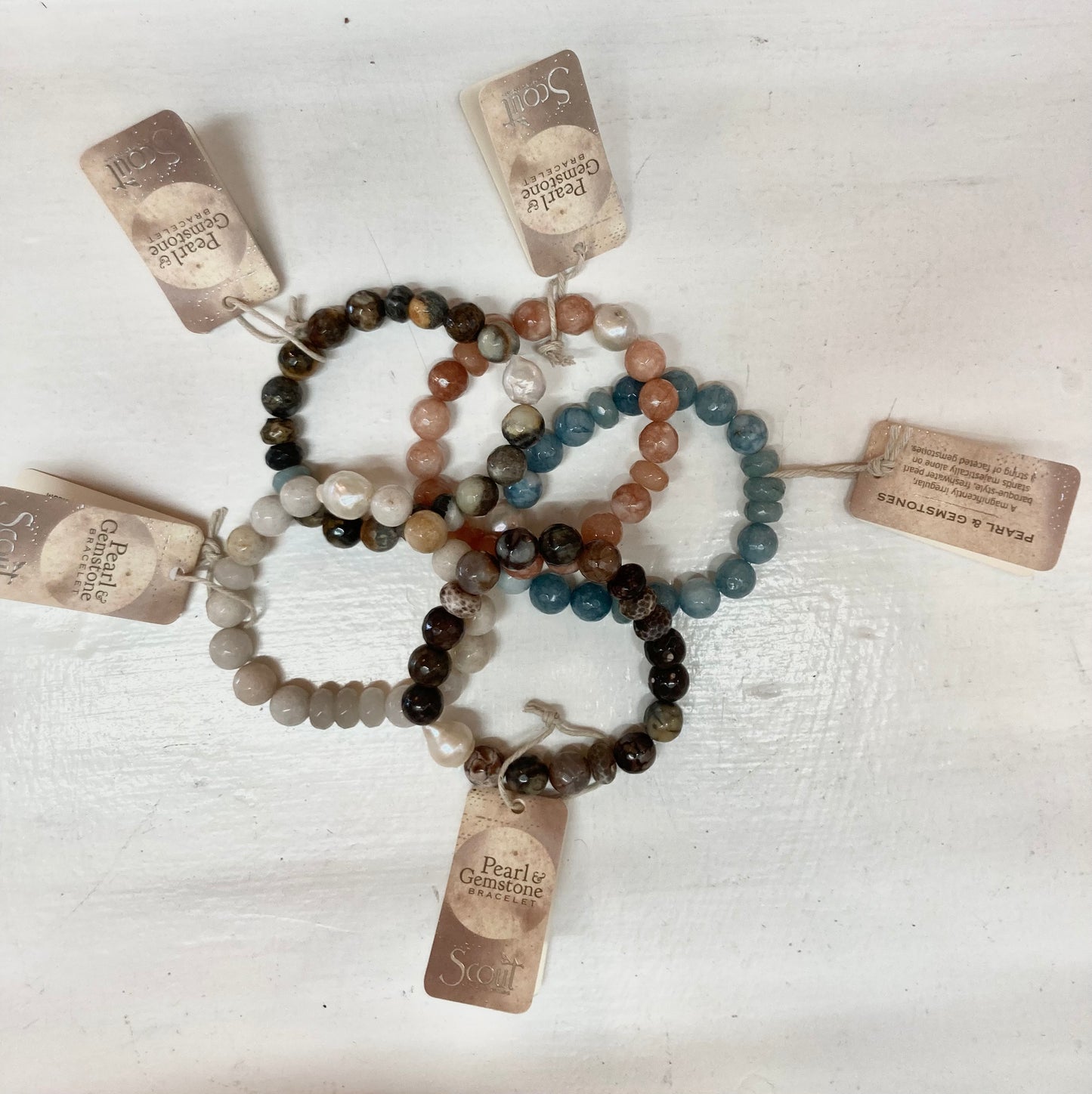 Pearl & Gemstone Bracelets
