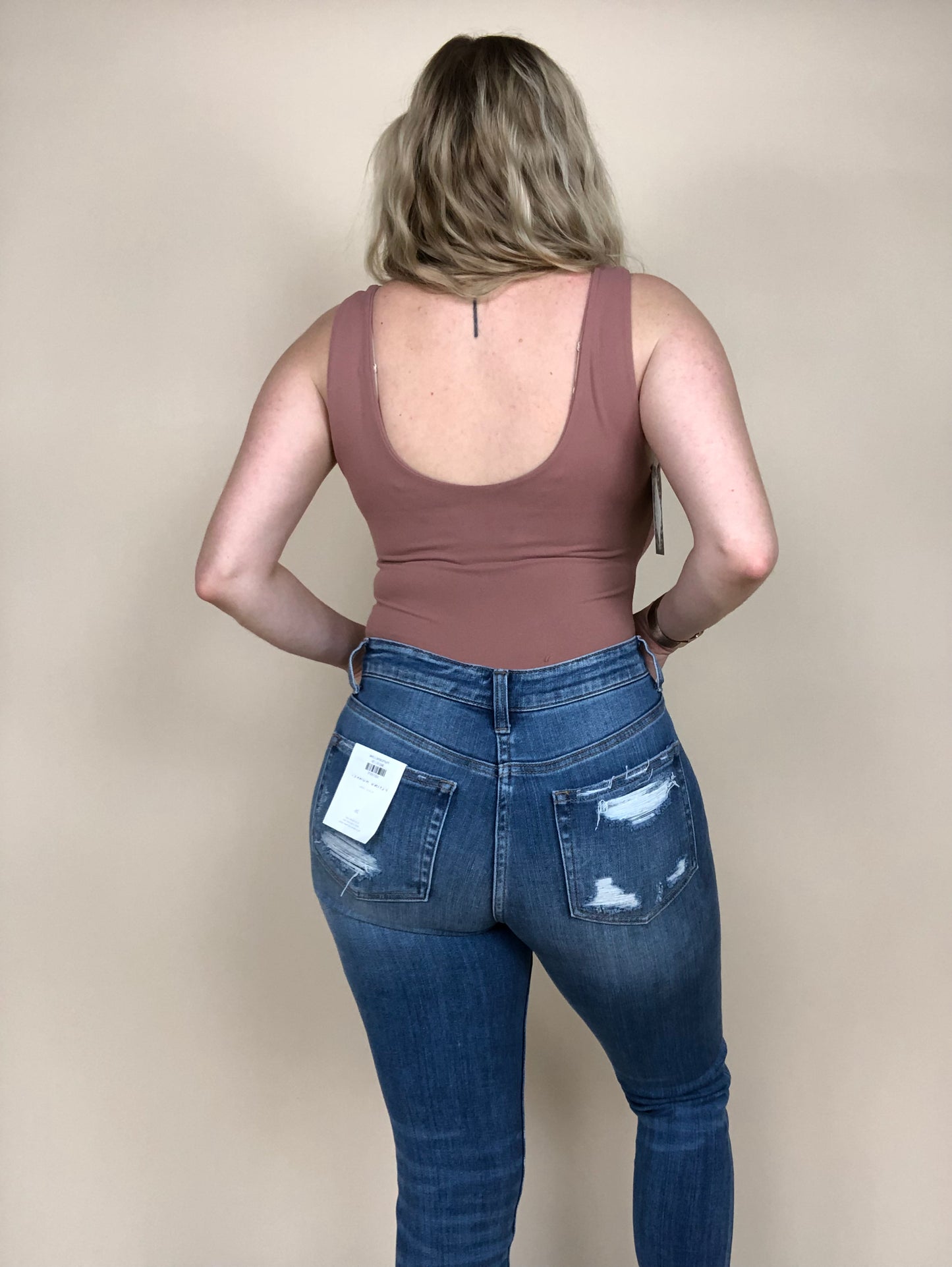 V Neck Bodysuit