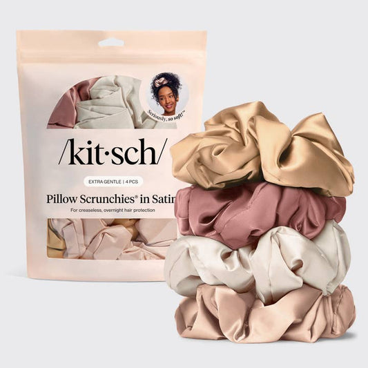 Satin Pillow Scrunchies