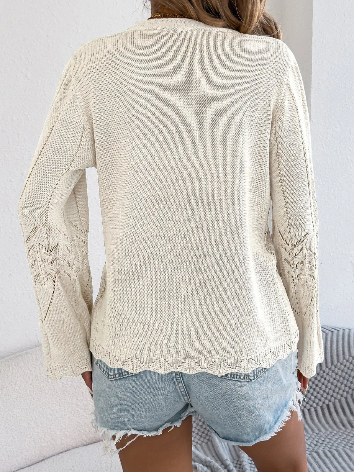 Boho Tie-Front Cardi