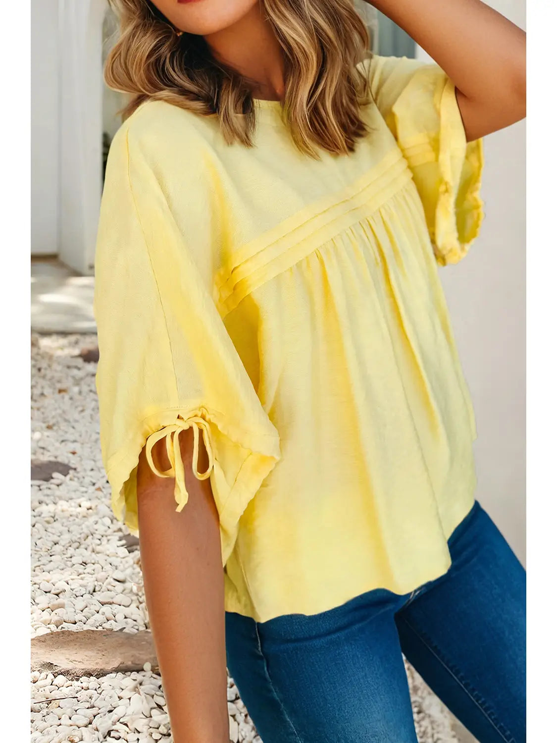 Pleat Detail Blouse