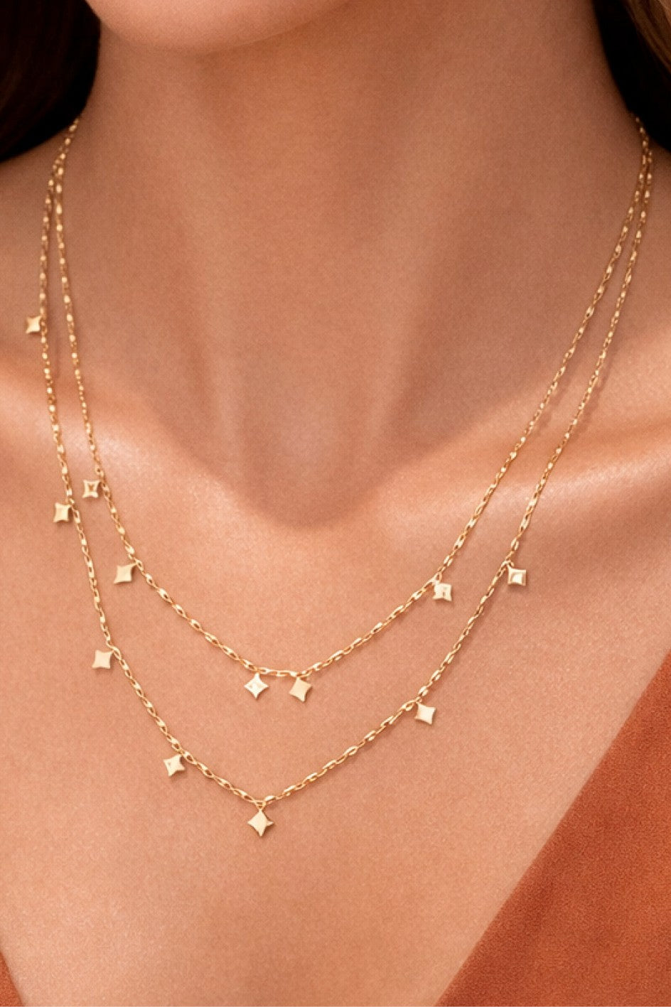 String of Stars Necklace