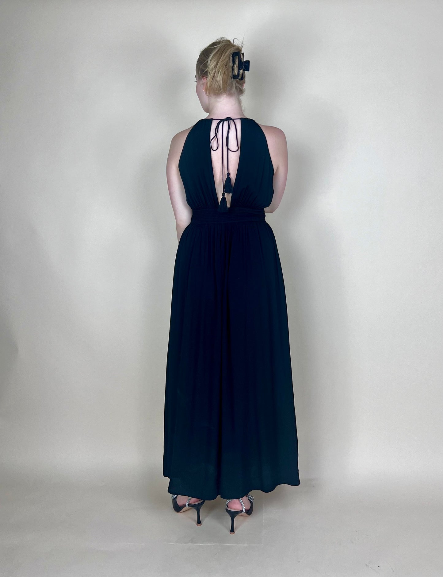 Open Back Maxi Dress