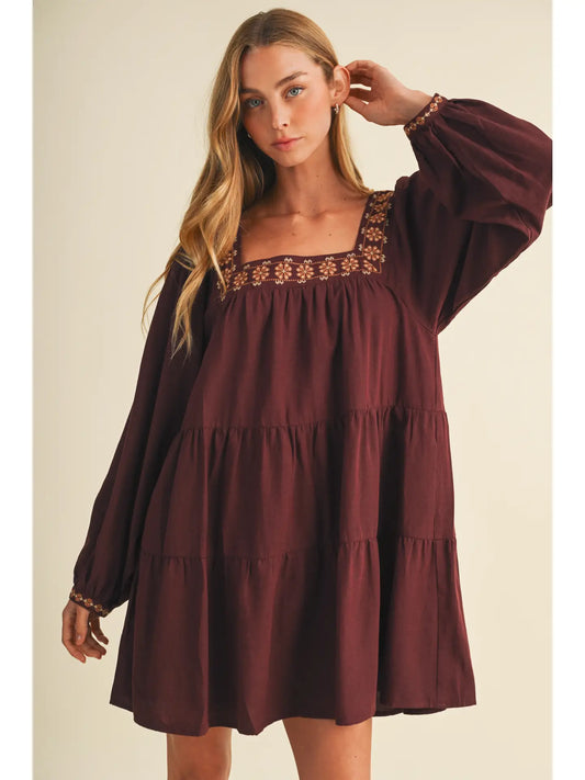 Tiered Mini Dress