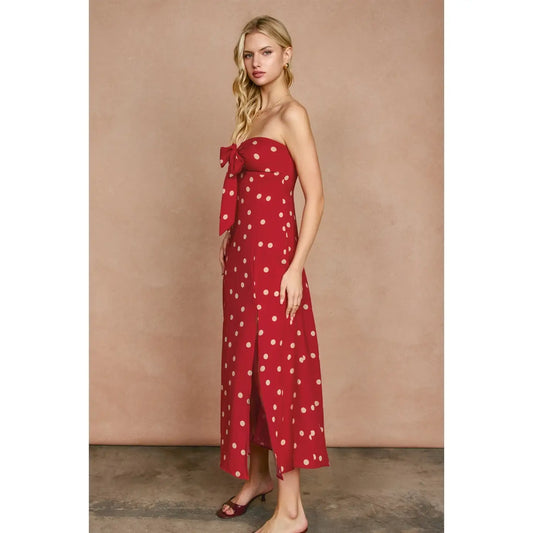 Sweetheart Polka Dot Dress