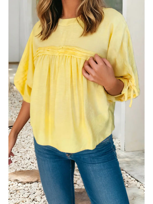 Pleat Detail Blouse