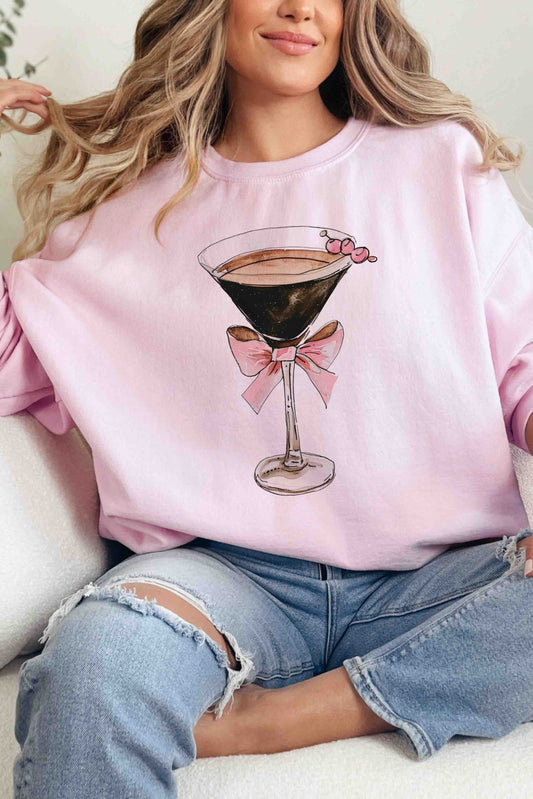 Martini Graphic Sweatshirt