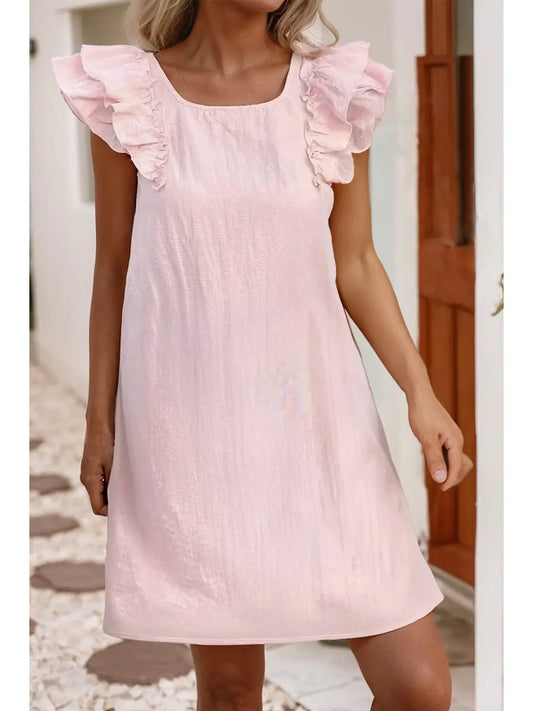 Bow Back Mini Dress