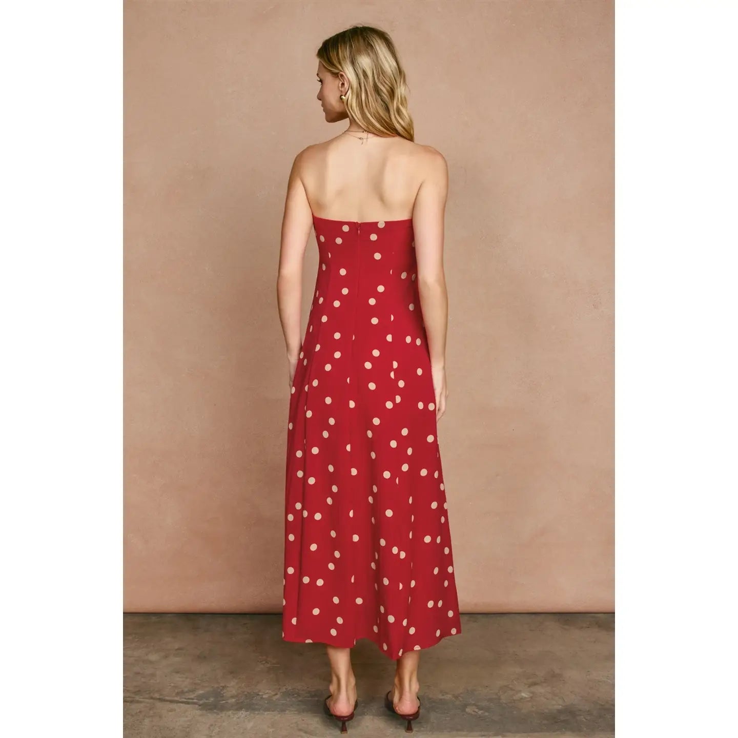 Sweetheart Polka Dot Dress