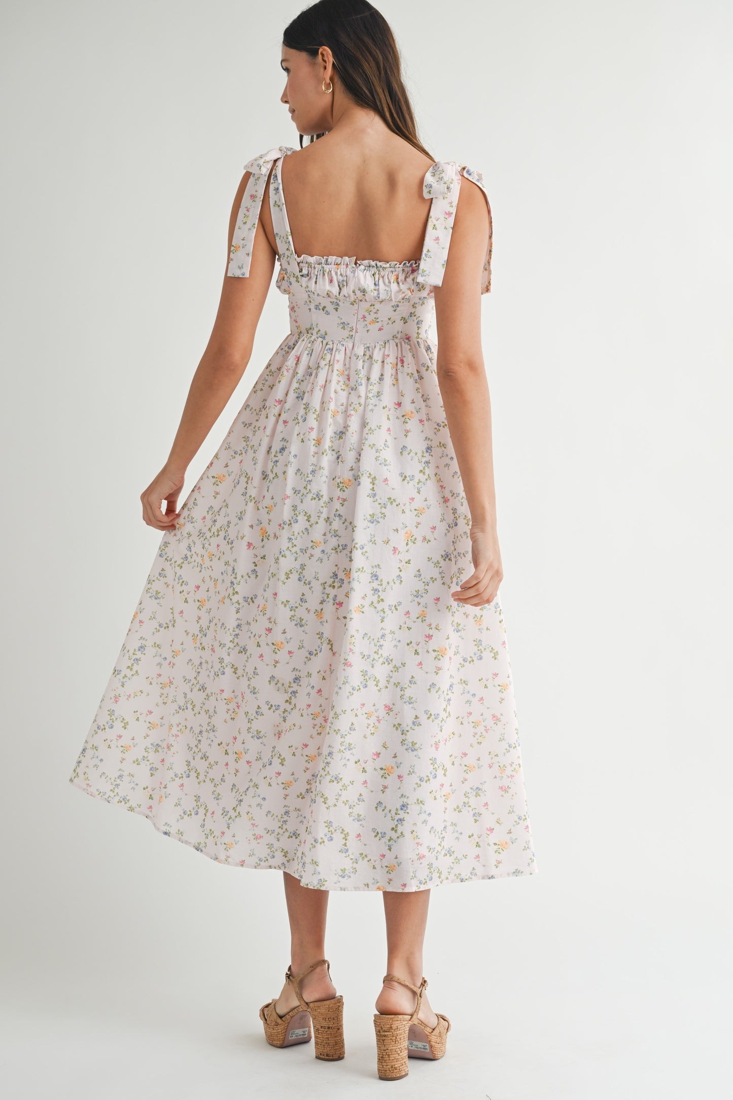Ruched Midi Dress