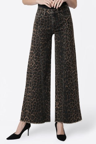Leopard Print Denim