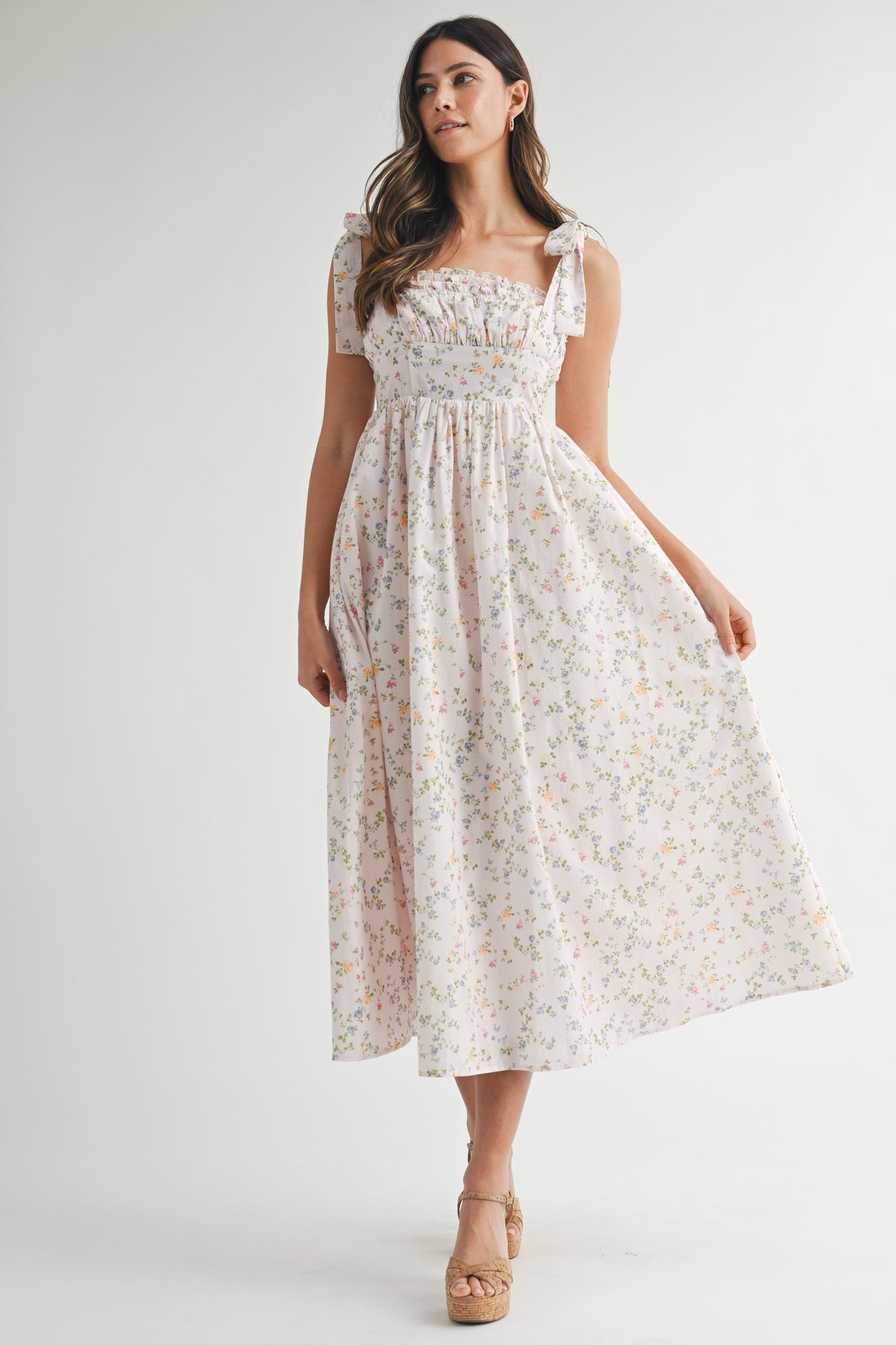 Ruched Midi Dress