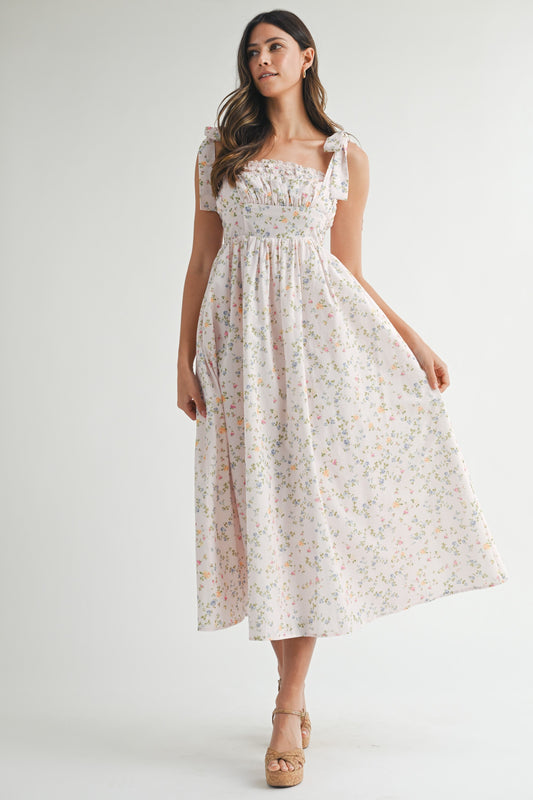 Ruched Midi Dress