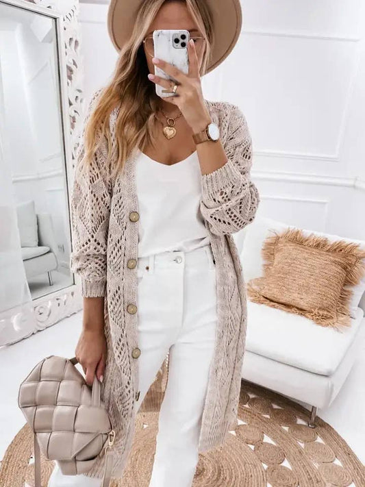 Openwork Cardigan