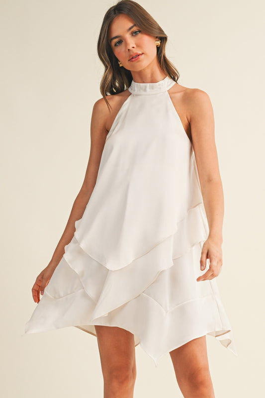 Layered Halter Dress