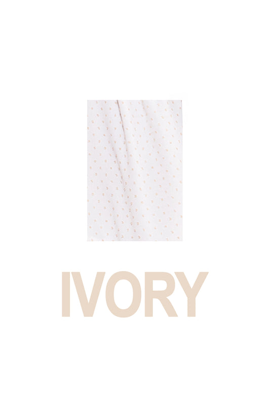 Embroidered Dot Pajama Set